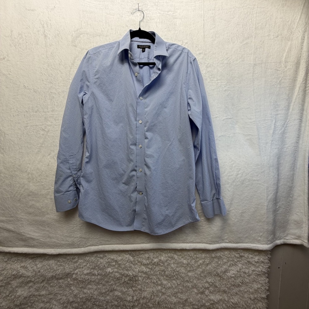 Banana Republic Shirt Mens Size M Blue Long Sleeve Button Up Classic